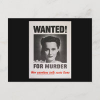 Propaganda Poster "Gezocht voor Moord" WWII