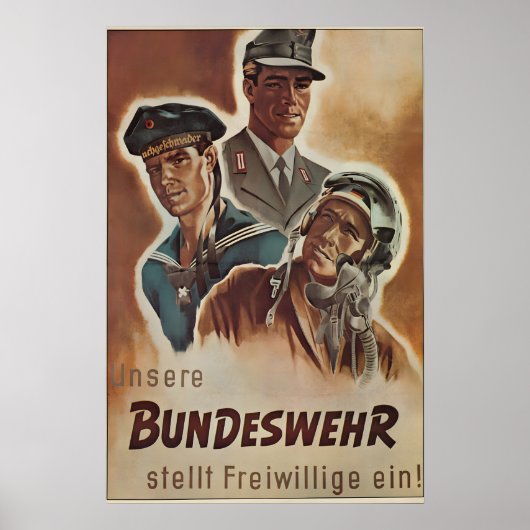 Propaganda Poster West-Duitsland Wij zijn (Voorkant)