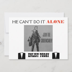 Propaganda Thema Bruidsjonker Uitnodiging
