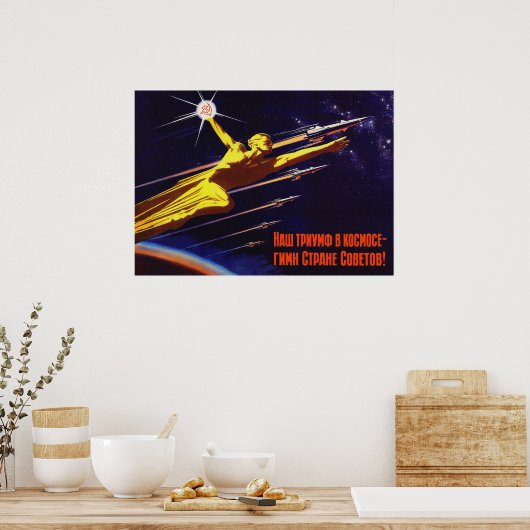 propaganda van de Sovjet-poster Poster (Keuken)