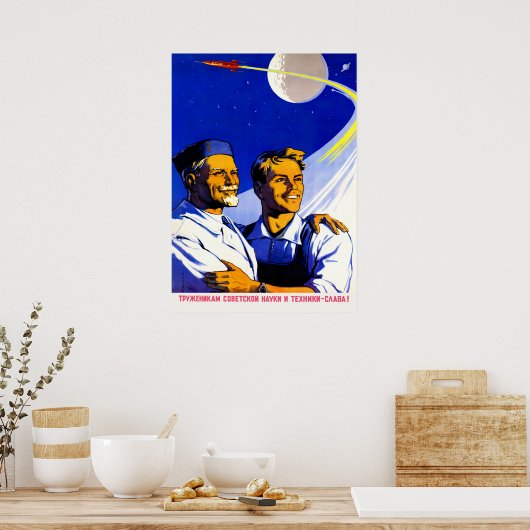 propaganda van de Sovjet-poster Poster (Keuken)