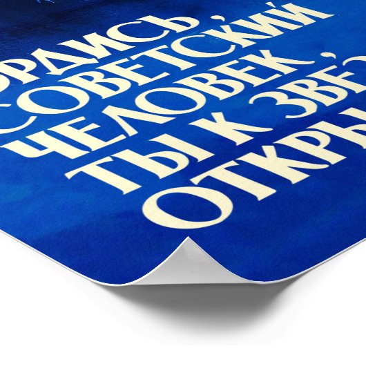 propaganda van de Sovjet-poster Poster (Hoek)