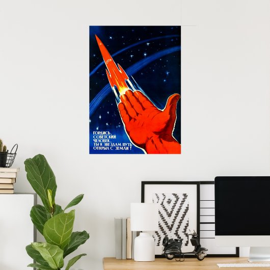 propaganda van de Sovjet-poster Poster (Thuiskantoor)