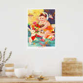 propaganda voor poster van Chinese ruimteretro (Keuken)