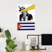Propagandaposter Cuba Wereldsolidariteit met de Poster (Thuiskantoor)