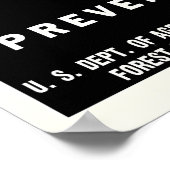 Propagandaposter VS Prevent bosbranden - Onze Poster (Hoek)