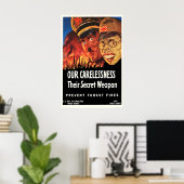 Propagandaposter VS Prevent bosbranden - Onze Poster (Thuiskantoor)