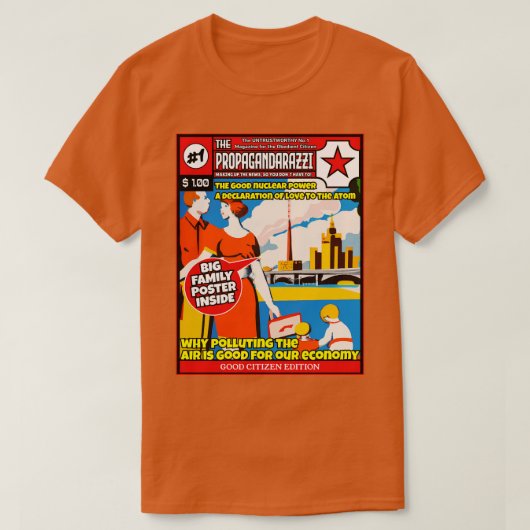Propagandarazzi Magazine De onbetrouwbare bron voo T-shirt (Design voorkant)
