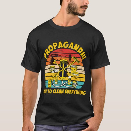 Propagandhi Hoe alles schoon te maken T-shirt (Voorkant)