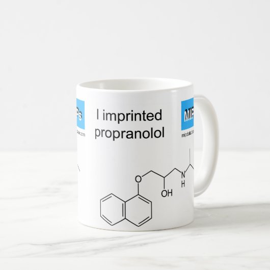 propanolol sjabloon mok (Voorkant rechts)