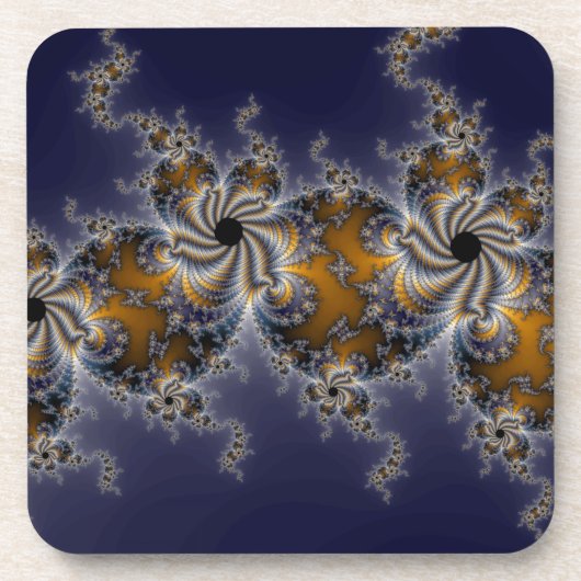 Propelleflora - wervelfractal bier onderzetter (Voorkant)
