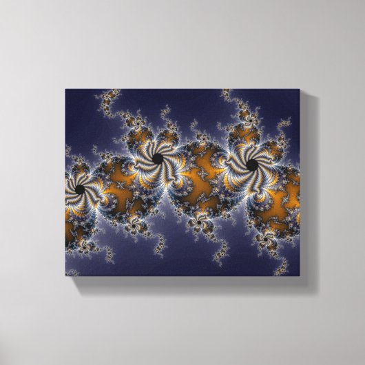 Propelleflora - wervelfractal canvas afdruk (Voorkant)