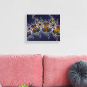 Propelleflora - wervelfractal canvas afdruk (Insitu (Woonkamer))