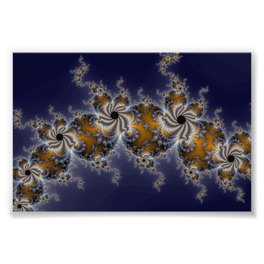 Propelleflora - wervelfractal foto afdruk (Voorkant)