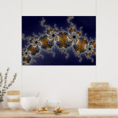 Propelleflora - wervelfractal poster (Keuken)