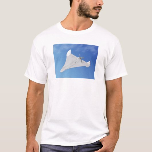 Propeller militair bewakingsdrone t-shirt (Voorkant)