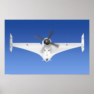 Propeller militaire surveillance drone poster