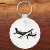 propeller plane airplane aircraft flying flight sleutelhanger (Voorkant)