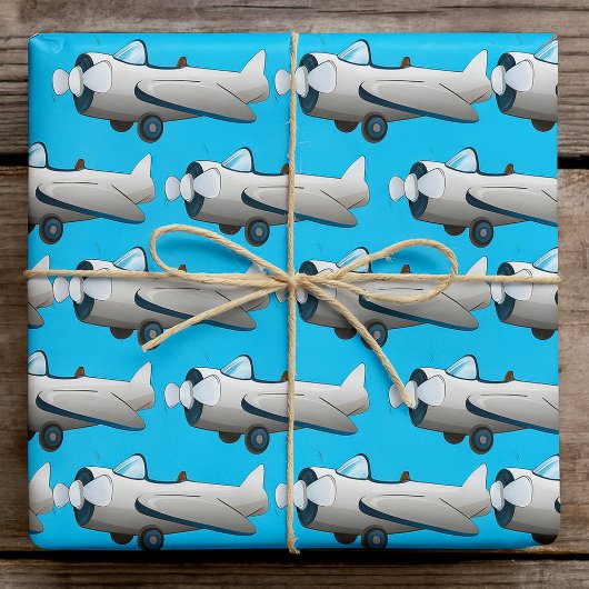 Propeller Plane Cadeaupapier