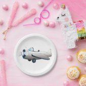 Propeller Plane Papieren Bordje (Feest)
