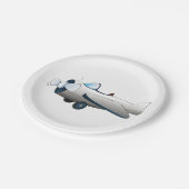 Propeller Plane Papieren Bordje (Gekanteld)