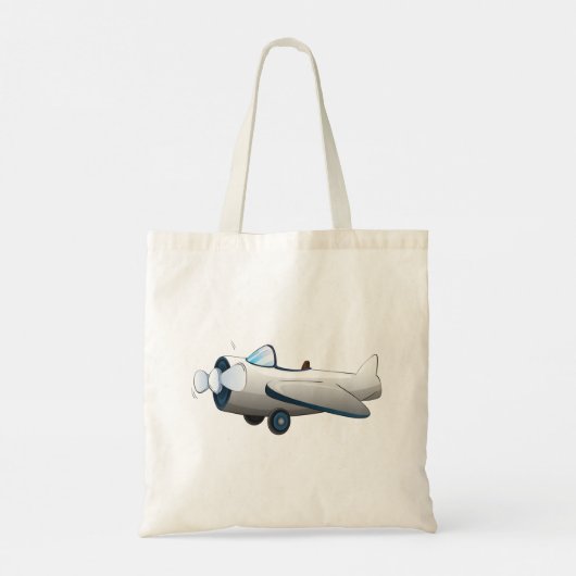 Propeller Plane Tote Bag (Achterkant)