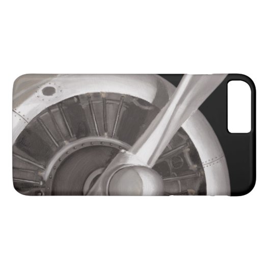 Propeller van het vliegtuig Case-Mate iPhone case (Achterkant (Horizontaal))