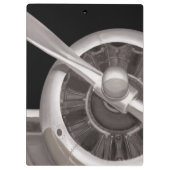 Propeller van het vliegtuig klembord (Achterkant)