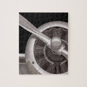 Propeller van het vliegtuig legpuzzel