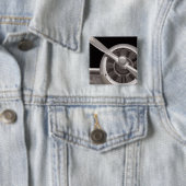 Propeller van het vliegtuig vierkante button 5,1 cm (In situ)