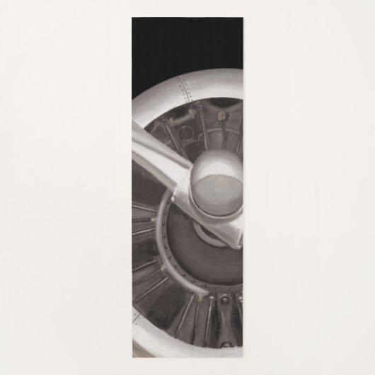 Propeller van het vliegtuig yogamat (Voorkant)