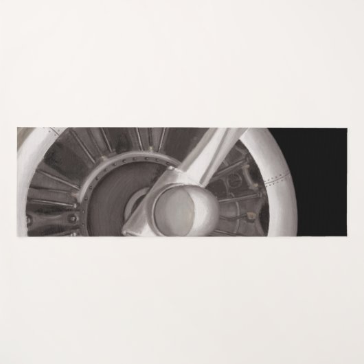 Propeller van het vliegtuig yogamat (Voorkant (horizontaal))