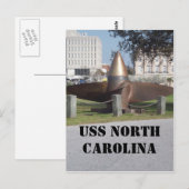 propeller van USS Noord Briefkaart (Voorkant / Achterkant)