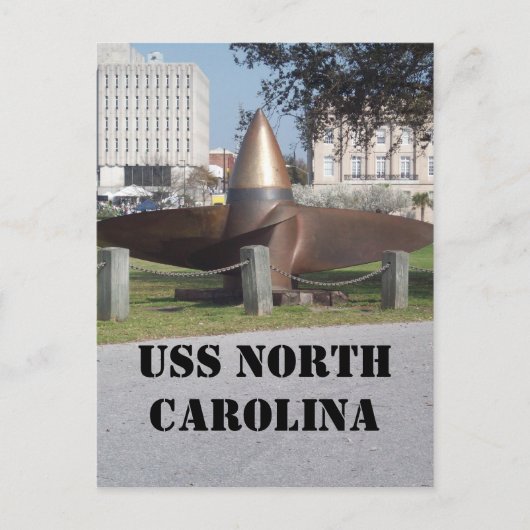 propeller van USS Noord Briefkaart (Voorkant)