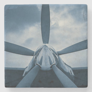 Propeller vrij! stenen onderzetter