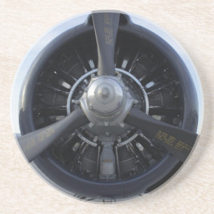 propeller zandsteen onderzetter