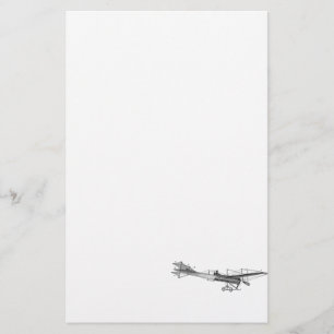  propellervliegtuig — oud propellervliegtuig briefpapier