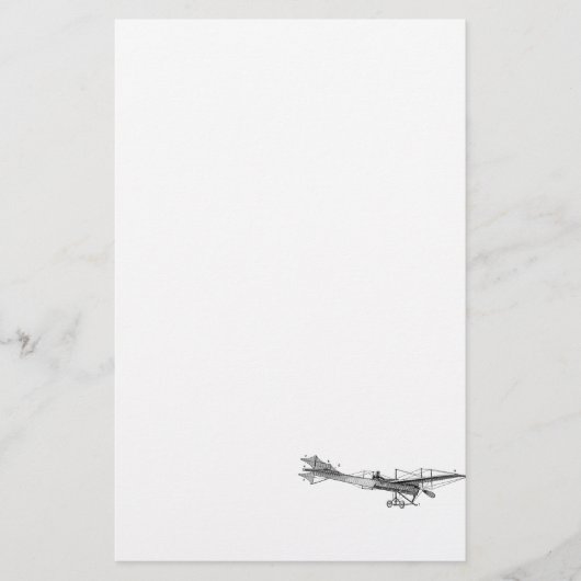  propellervliegtuig — oud propellervliegtuig briefpapier (Voorkant)