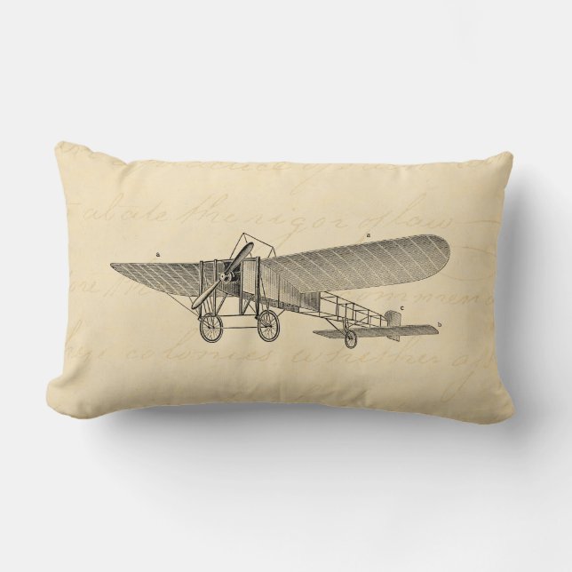  propellervliegtuig — oud propellervliegtuig kussen (Voorkant)