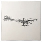  propellervliegtuig — oud propellervliegtuig tegeltje (Voorkant)