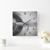 propellervliegtuig vierkante klok (Huis)