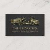 Property Cleanout Services Professional Visitekaartje (Voorkant)