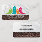 Property Homes Logo | Blueprints Visitekaartje (Voorkant / Achterkant)