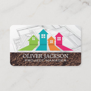 Property Homes Logo Bouwtekeningen Visitekaartje