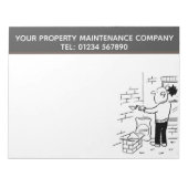 Property Maintenance Services to Personalised Notitieblok (Voorkant)