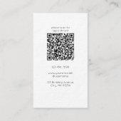 Property Management Business Card with QR Code Visitekaartje (Achterkant)