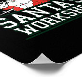 Property Of Santa's Workshop Funny Christmas Poster (Hoek)
