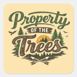 “Property of the Trees” Naure Design Stickers