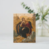 Prophet Elijah Orthodox Christian Icon Briefkaart (Staand voorkant)