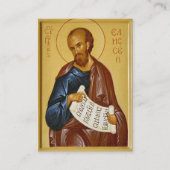 Prophet Elisha Orthodox Christian Prayer Card Plaatskaartje (Voorkant)